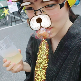 お祭り満喫の画像