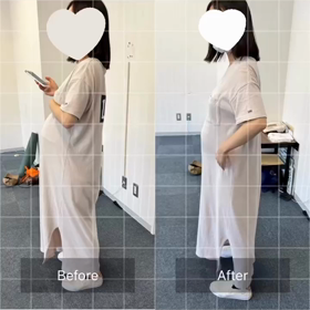 臨月の妊婦さんの画像