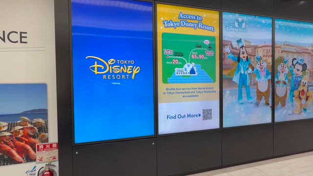 成田空港の出口が東京ディズニーリゾート一色になってますだぁあ！！の記事動画
