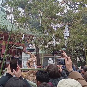 長田神社の節分祭の画像