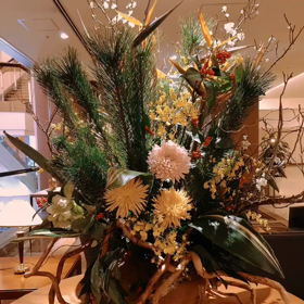 年始のお花 動画の画像