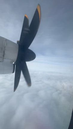 プロペラ機怖かったの記事動画