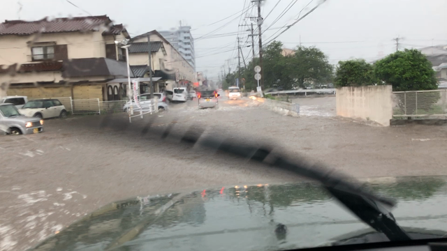 九州北部は大雨でした。の記事動画