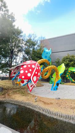 ★【長野県・松本市美術館】子どもと一緒に楽しむアート旅【草間彌生】の記事動画