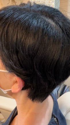 抗がん剤治療後のグリグリの髪の毛。縮毛矯正はまだ必要ないかもしれませんの記事動画
