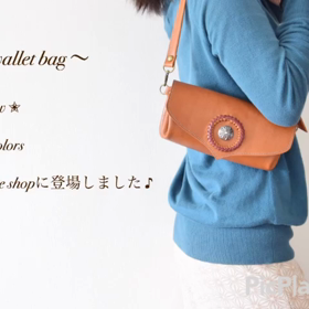 新作ウォレットバッグ登場です✨の画像
