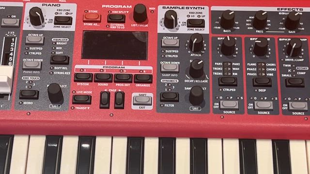 nord electro6D OLED交換の記事動画