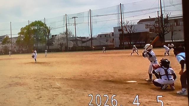 【Ｂチーム】育成会春季大会vs 住吉　（５一４◯）の記事動画