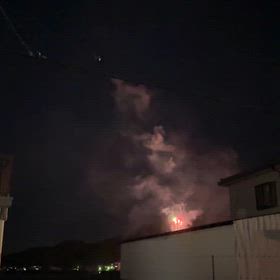 地元で花火大会の画像