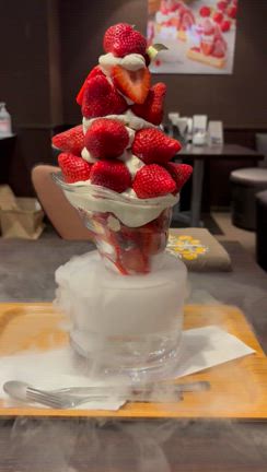 1人休日　京都へモネと桜といちごパフェの記事動画