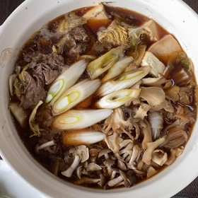 クリぼっちすき焼きしましたの画像