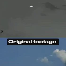 赤外線カメラでしか撮影されないUFOの画像