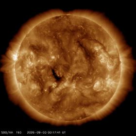 強い太陽フレアが検出されましたの画像