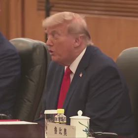 中国訪問で見せたトランプのビジネスの画像