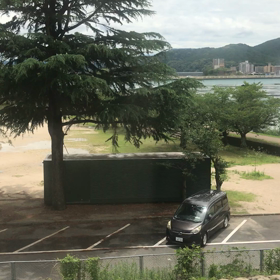 大雨での画像
