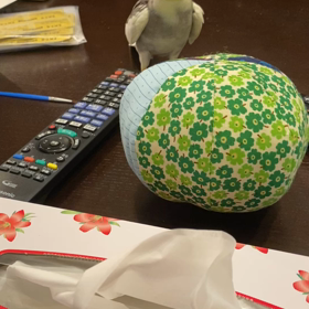 手作り起き上がりこぼしの画像