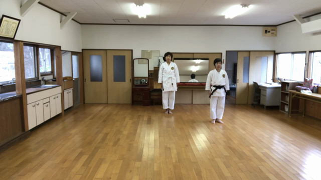 居残りして先生とマンツーマンで空手形の稽古　平安四段の記事動画