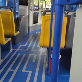 上海バスの車内放送の画像