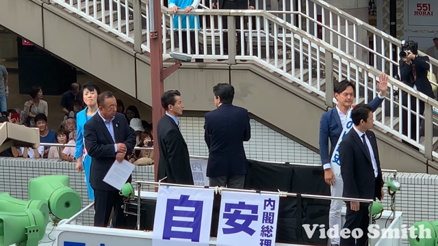 2019年7月6日（土）草津駅東口　「安倍総理街頭演説」⑤の記事動画