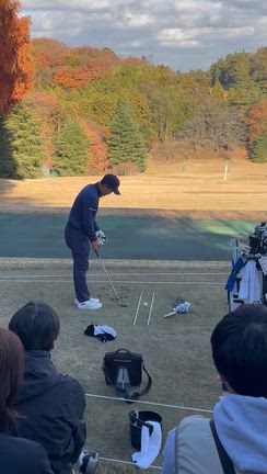 金谷プロの練習風景の記事動画