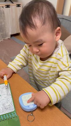 昨日は子守りDAYの記事動画