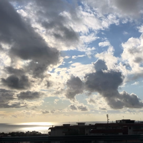 雲がダンスしてますの画像