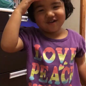 姪っ子がブルゾンちえみにの画像