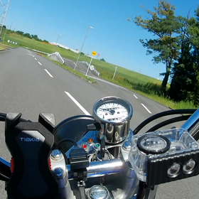 自動車教習所の中をFTR223で本気で走ると‥の画像