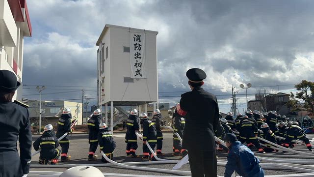 令和8年安城市消防出初式の記事動画