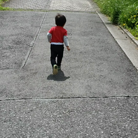 息子の成長の画像