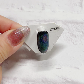 動く輝き！マグネット  ネイルの新色　ICEGELユニコーンスターギャラクシージェルの画像