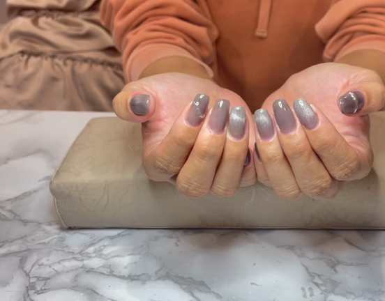 《nail salon base》マグネットネイルとリングネイル♡の記事動画