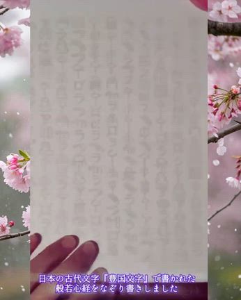 GW最終日に、静かに心を整える。～古代文字なぞり書きWS参加者募集中～の記事動画