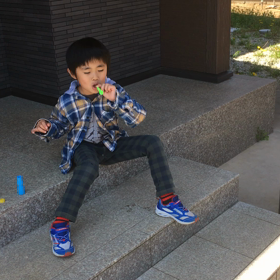 シャボン玉大好き❤️の画像