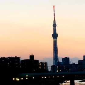 2021/04/11 夕暮れの風景の画像