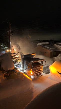 除排雪が入りました【青森市浪岡】の記事動画