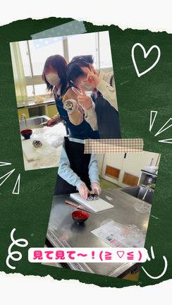 中学3年生、3クラスとデコ巻き寿司作り！の記事動画