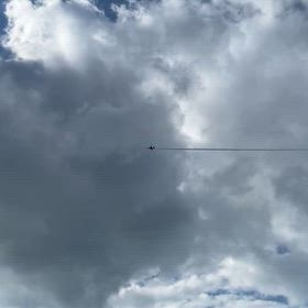ブルーインパルス予行飛行の画像