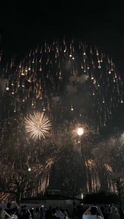 『大粒の雨！琵琶湖の花火の行方は？今度は嬉しい生まれて初めてでした( ^ω^ )』の記事動画