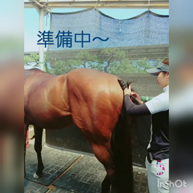 青空の下　準備中～！の画像