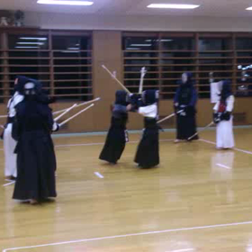 円陣稽古の画像