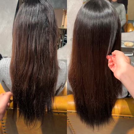ブリーチして痛んで黒染めしてさらに痛んでしまった髪に美髪矯正オススメ！の記事動画