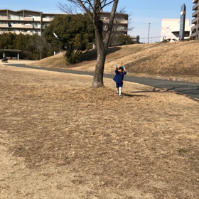 なわとび練習中の画像