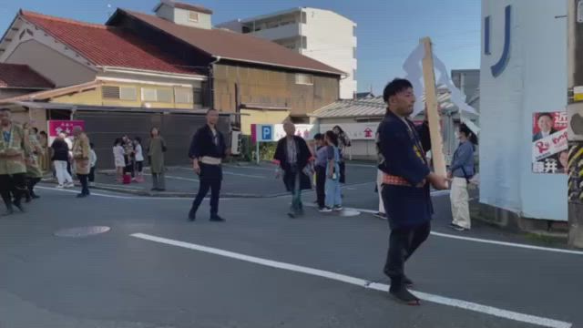令和6年度　進雄神社祭礼　四町合同御輿　後編の記事動画