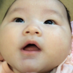 生後100日ですっヾ(*>∀<*●)ﾉの画像