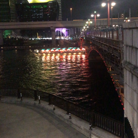 夜の隅田川の画像