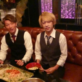 ミーティング後(keiji＆華丸)の画像