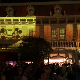 香港ディズニー プロジェクションショー✨WE LOVE Mickey✨の画像