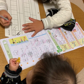 お勉強タイムの画像