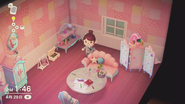 《あつ森日記》突然の来客 vs ペットのピーコちゃんの記事動画